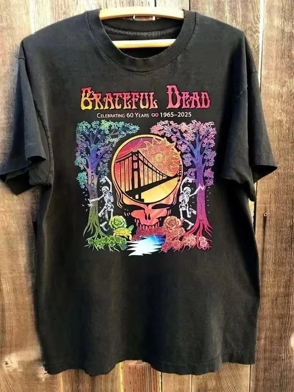 Soundgarden Vintage-Stil, klassisches Band-T-Shirt im Y2K-Retro-Trend, Baumwoll-Grafik-T-Shirt für Herren und Damen, Sommer-Streetwear – Detail 5