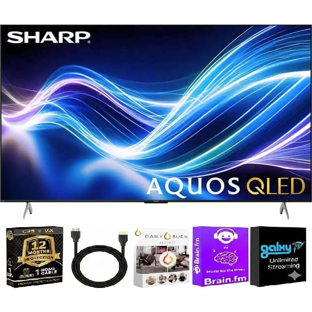 

4TC65HP7KIT1 65-дюймовый телевизор класса AQUOS QLED 4K Ultra HD Xumo Smart TV с технологией Quantum Color HDR Motion