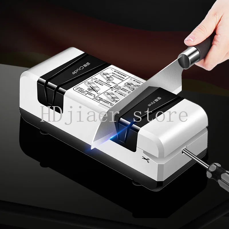 

4-in-1 Multi-Functional Electric Knife Sharpener - Quick Full-Automatic for Home Use