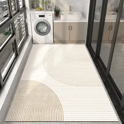 Balcony Floor Mat Waterproof Non-slip Pvc Leather Carpet Easy To Clean Mats Large Size Home Decoration Rug Suitable for Kitchen