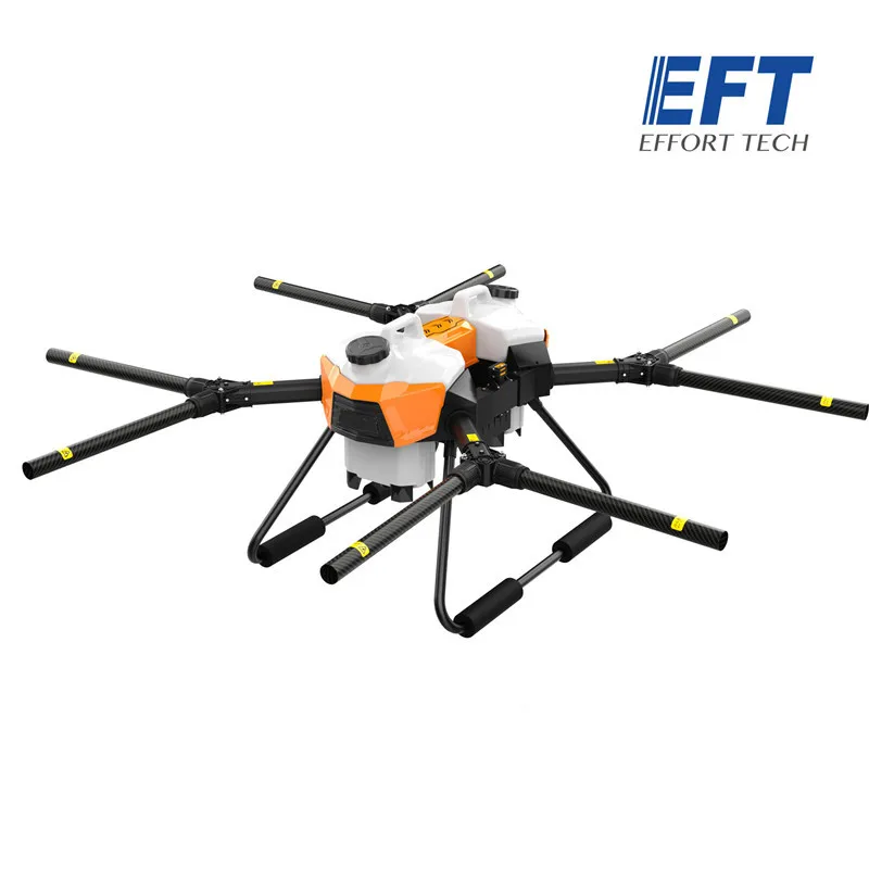 EFT G20 V2.0  agricultural spray drone stand eight-axis with plug-in double 10L water tank folding frame