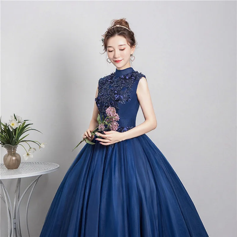 Meisheng Solo-Performance-Kleid, buntes Garn, 2025, neuer Student, Gesangskunst, Prüfungskleid, Damen-Abendkleid, Puffrock, langer Stil