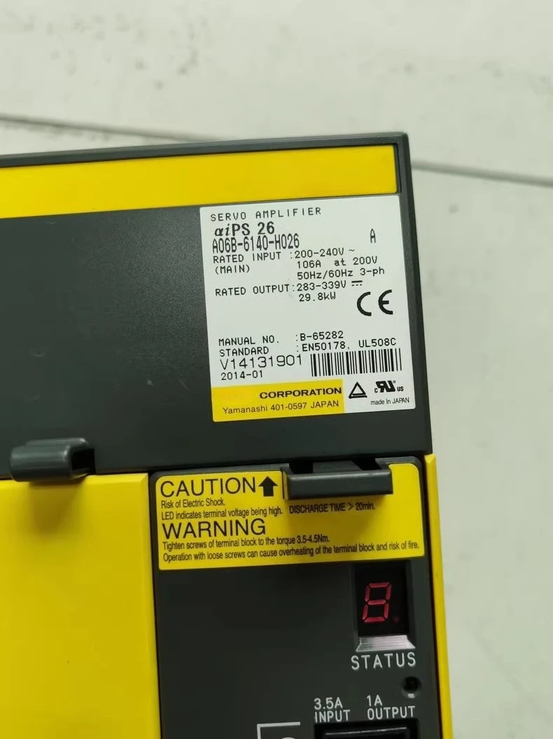 Used A06B-6140-H026 For FANUC A06B-6140-H026 Servo Driver Amplifier