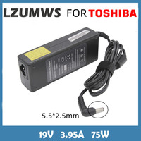 19V 3.95A 75W 5.5*2.5MM AC Notebook Charger Adapter For Toshiba C50 C55 L300  L355 L500 S50 S55 Laptop Universal Power Supplies
