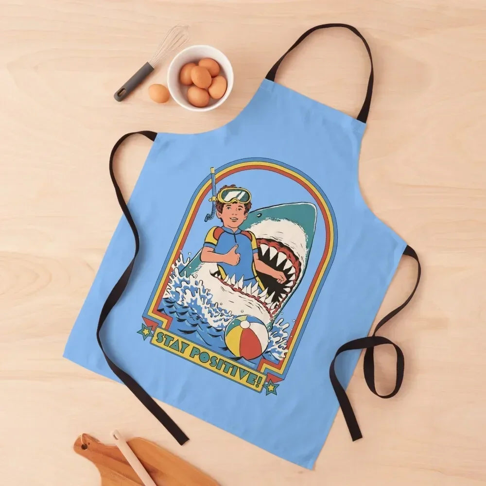 

Stay Positive Apron kitchen and home for women with pocket Apron