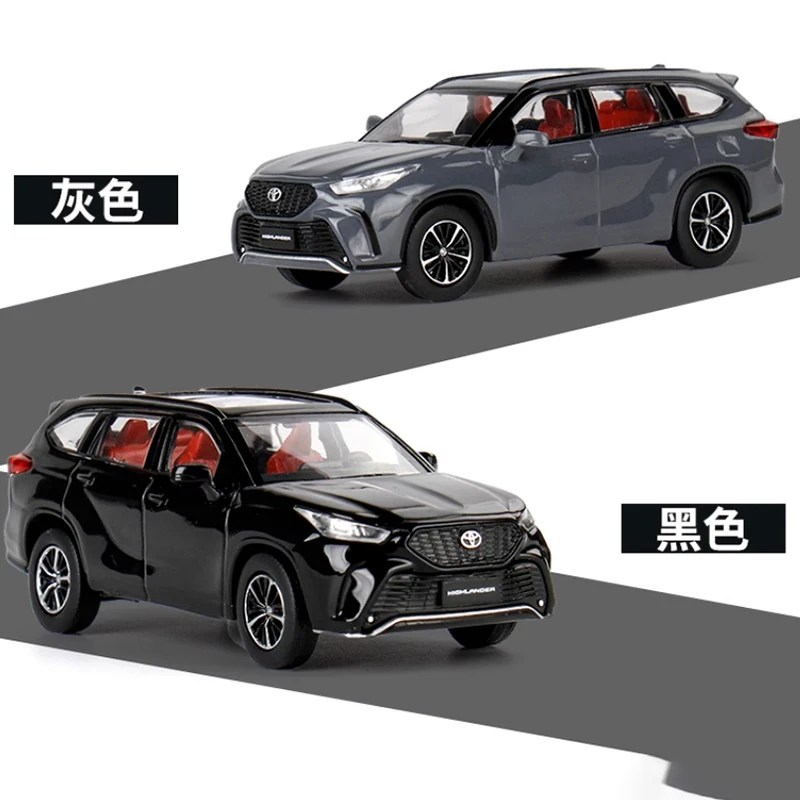 

Оригинальная 1:64 JKM Highlander XSE модель автомобиля из сплава, статическая коллекция, украшенные праздничные подарки, игрушки