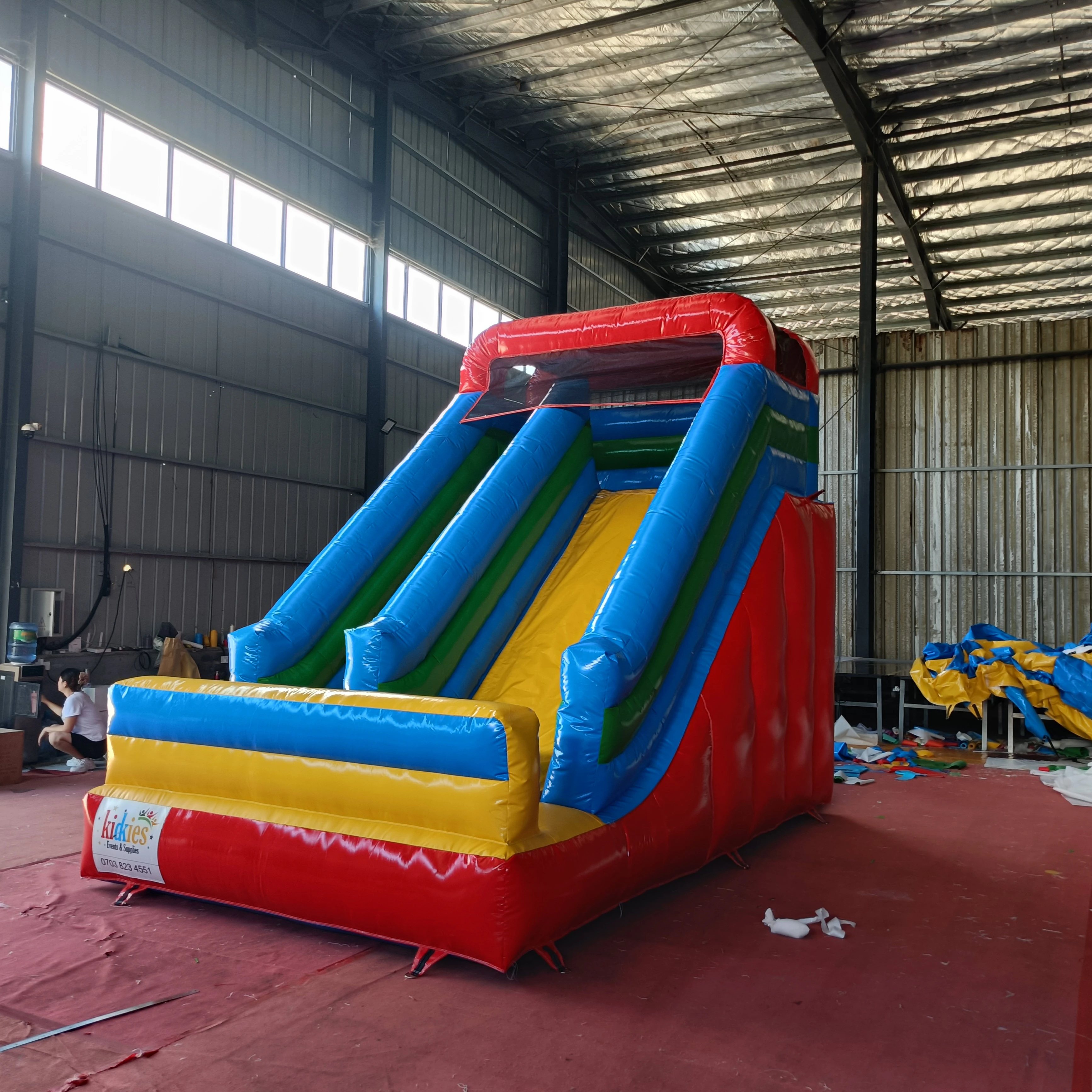 3m*5m Colorful Inflatable Boun - đánh giá và giá Kids Outdoor Play