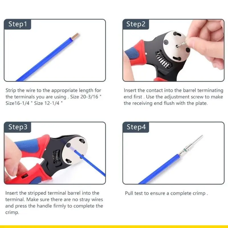 

SZCH 338Pcs Deutsch Connector 2 3 4 6 8 12Pin Connectors with Open Barrels Crimping Tool 14-20AWG