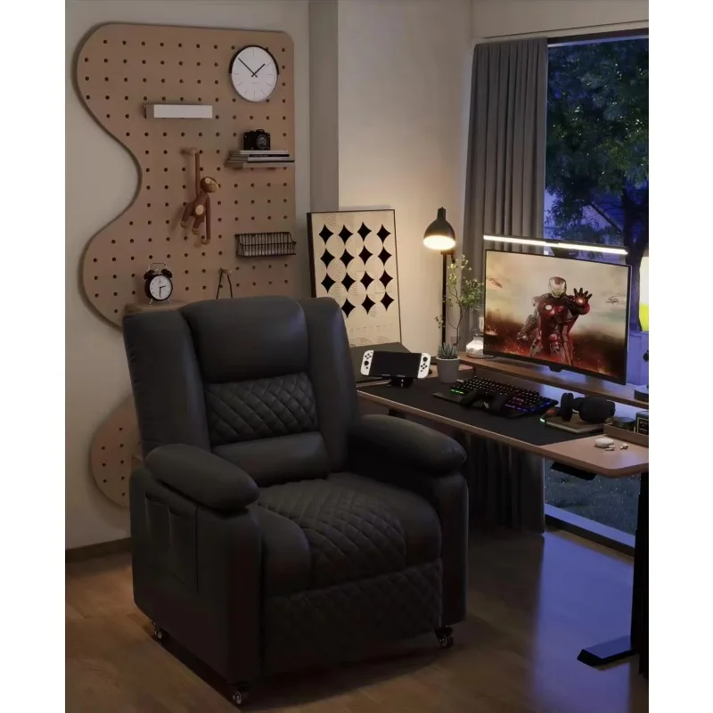 Modern Gaming Sofa Chair Lazy Computer Chair Single-seat Home Gaming Recliner Multi-functional Premium Internet Cafe Wood Frame
