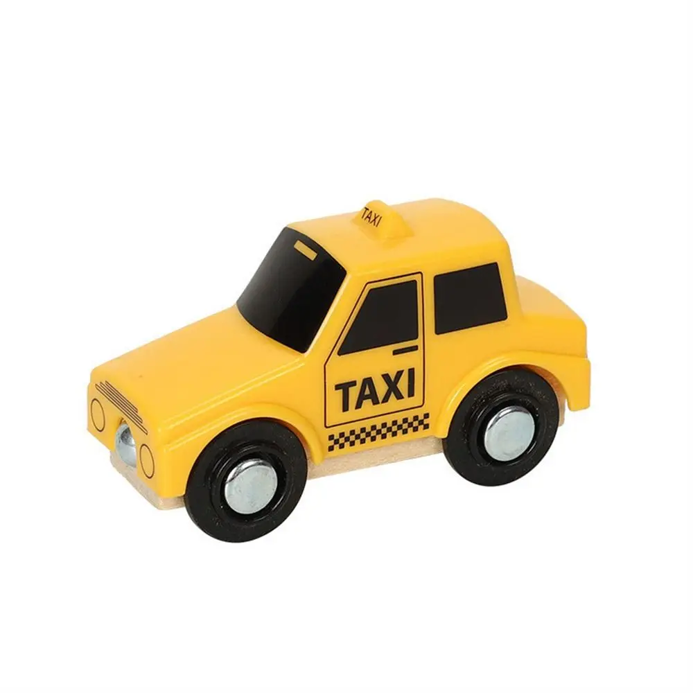 قاطرة ألعاب القطار المغناطيسي مجموعات الجمعية السكك الحديدية المسار سيارات قطار نموذج سيارة قطار مغناطيسي خشبي بنين بنات #1