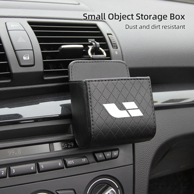 Car Air Vent Storage Box Small Object Organizer Case Hanging Packet For Li L7 L8 L9 ONE Interior Accessories