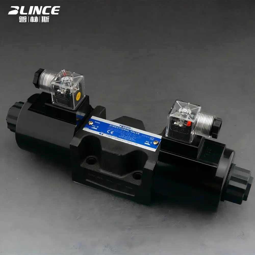 YUKEN DSG-03 Solenoid Valve 31.5MPa Max Pressure 120L/min Flow Rate C4 Spool Function Wet Type Solenoid Valve