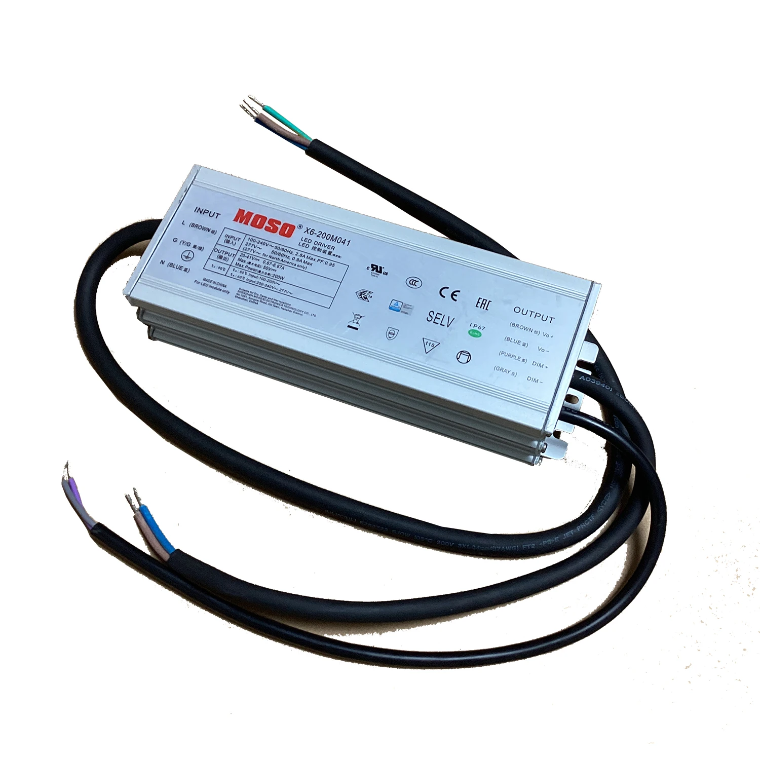 

Светодиодный драйвер MOSO IP67 60 Вт 2,1 А MDC-060B030 20-30 В