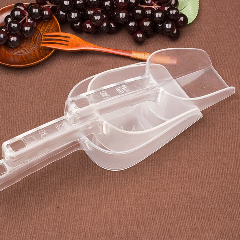 

4Pcs Ice Scoops Premium Plastic Long Handle Food Shovels Multipurpose Kitchen Bar Restaurant Flour Rice Tea Dried Fruit