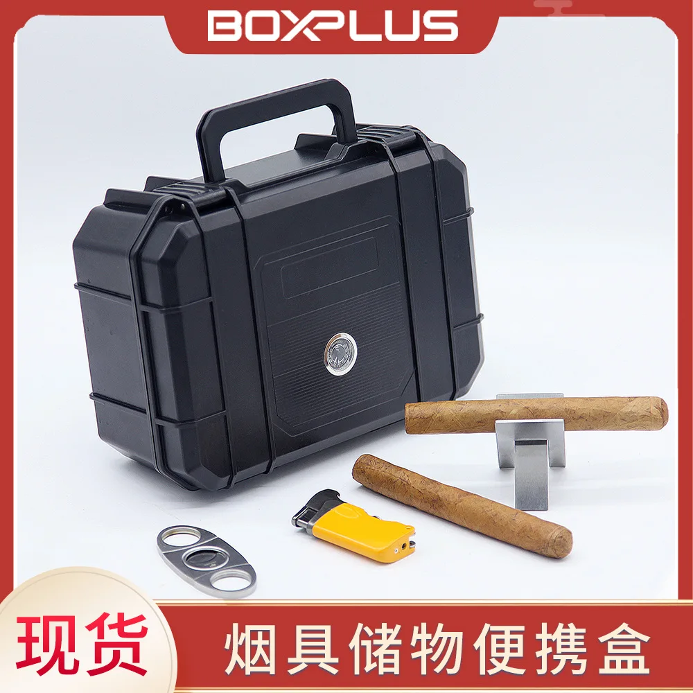 

new 21-piece moisturizing humidor ABS plastic waterproof, sealed and pressure-resistant portable humidor