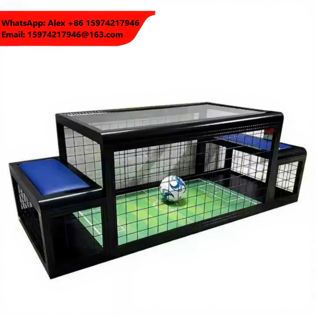 2 Players Football Game Table Under-Table Sitting And Playing Football Sports Machine Interactive Games Event Games For Indoor