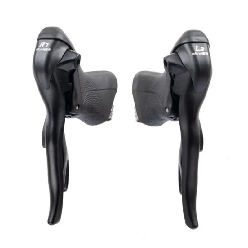Micronew Road Bike Shifters 2x7 2x8 2x9 2x10 2x11 Speed Brake Shifter Bicycle Derailleurs For Shimano Road Dual Control Levers image 3