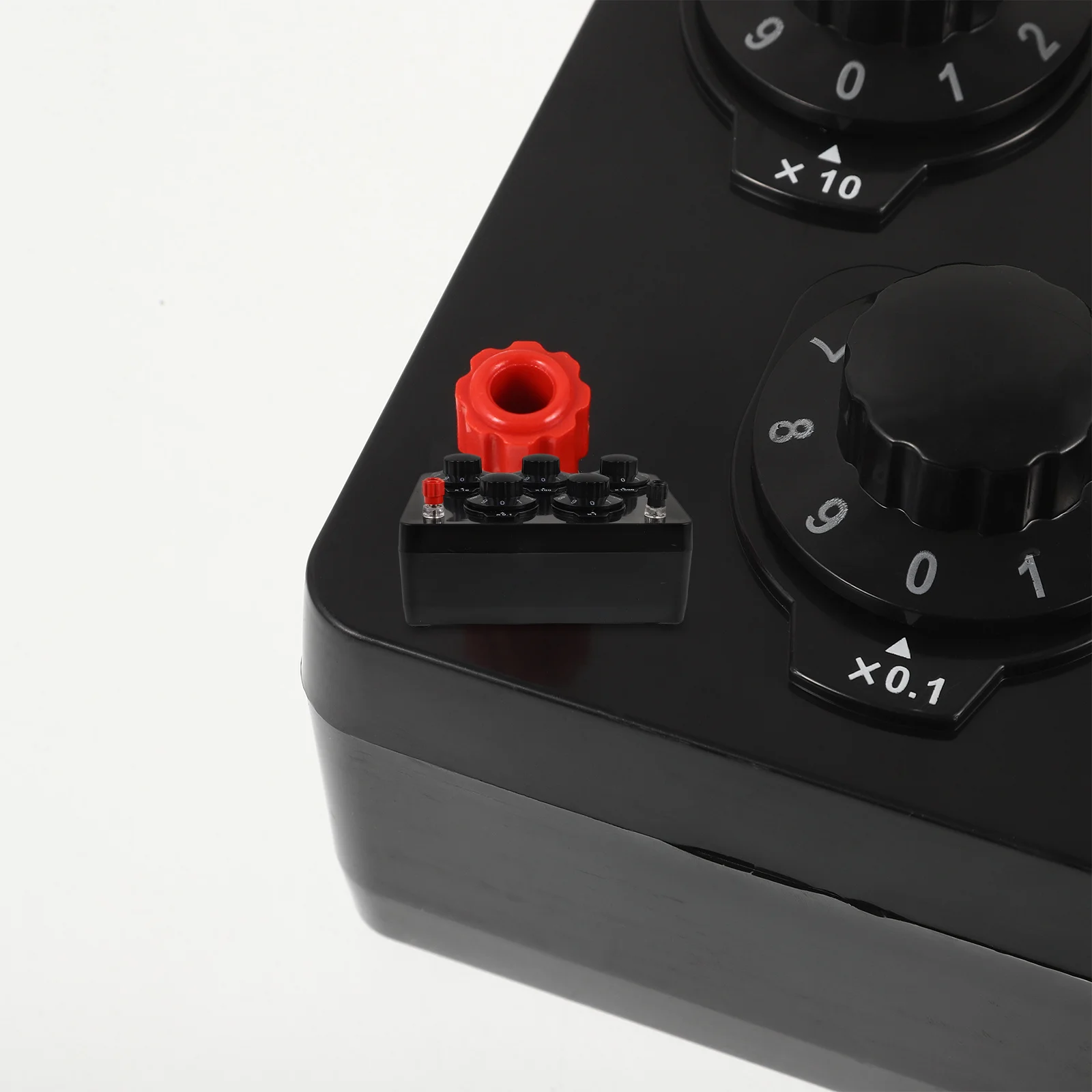 Resistance Box Adjustable Physical Electrical Experiment Resistance Box 0-9999 Ohm Laboratory Equipment Physical Tool