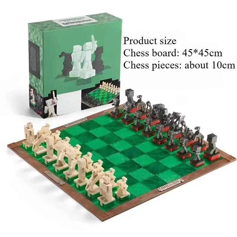 2024 new  Games Gift Set: Customized Chess Board Theme Chess Set with Miniature Figures and Board Game chess game