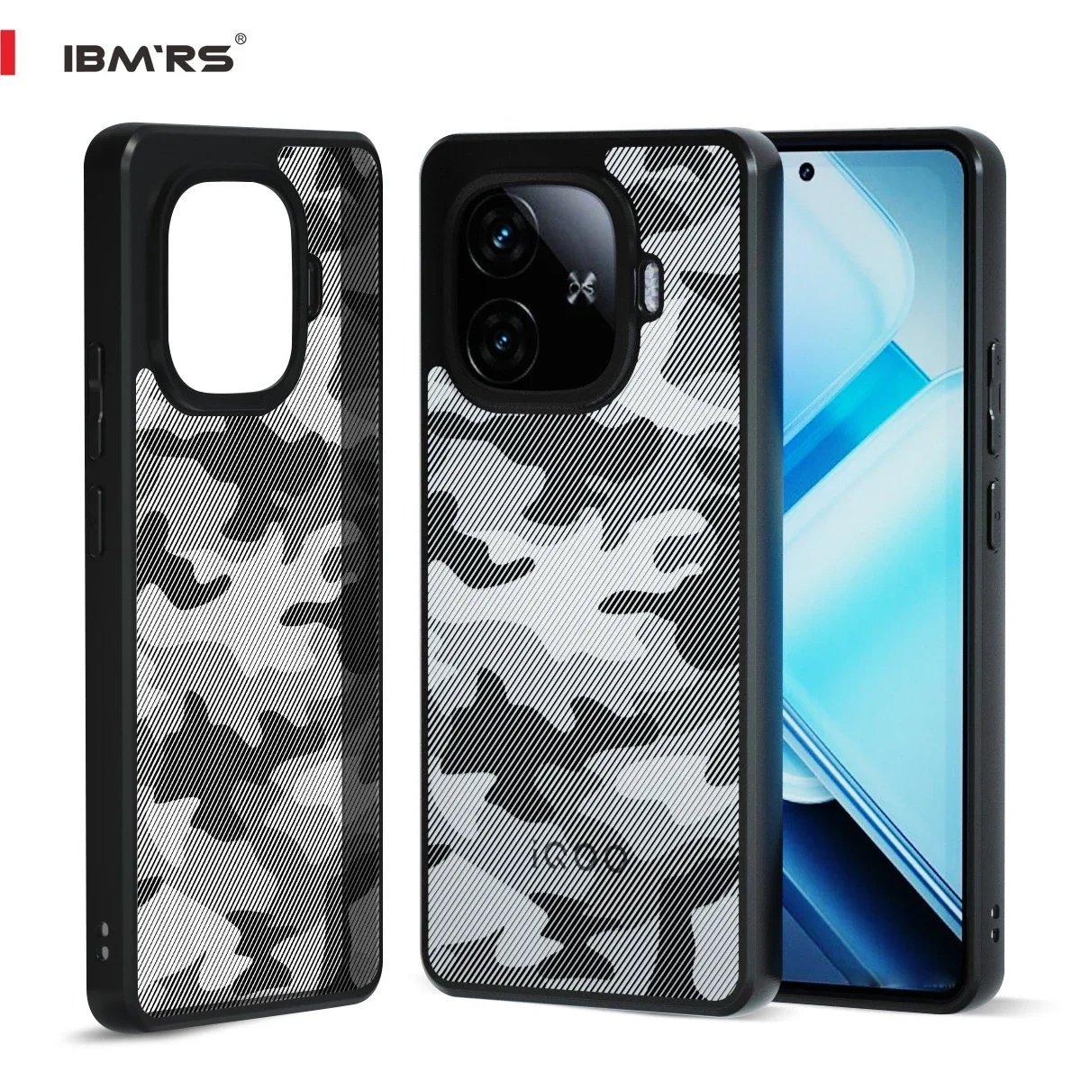 for vivo iQOO Z9 Turbo/Z9 (China)  Case,Military Grade Drop Tested, Shockproof Matte Translucent Hard Back Slim Protective Case