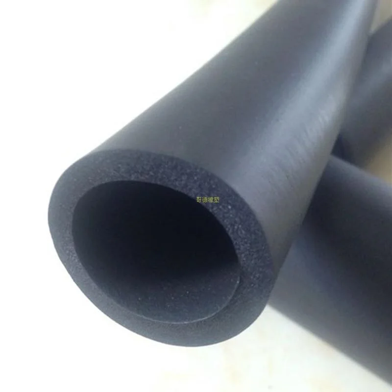 Rubber Plastic Nbr Rubber Foam Insulation Pipe Decorative Sleeve Anti-Collision Heat Insulation Foam Pipe High Density