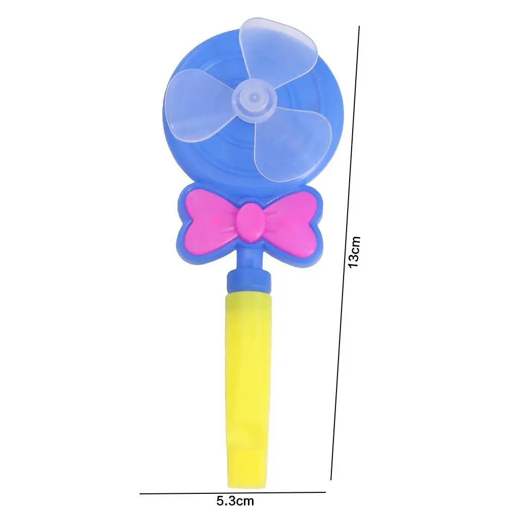 Kleurrijke Lollipop Fluitje Windmolen Speelgoed Plastic Willekeurige Kleur Snoep Kleur Fluitje Windmolen Hanheld Fun Kleurrijke Fluitje Windmolen