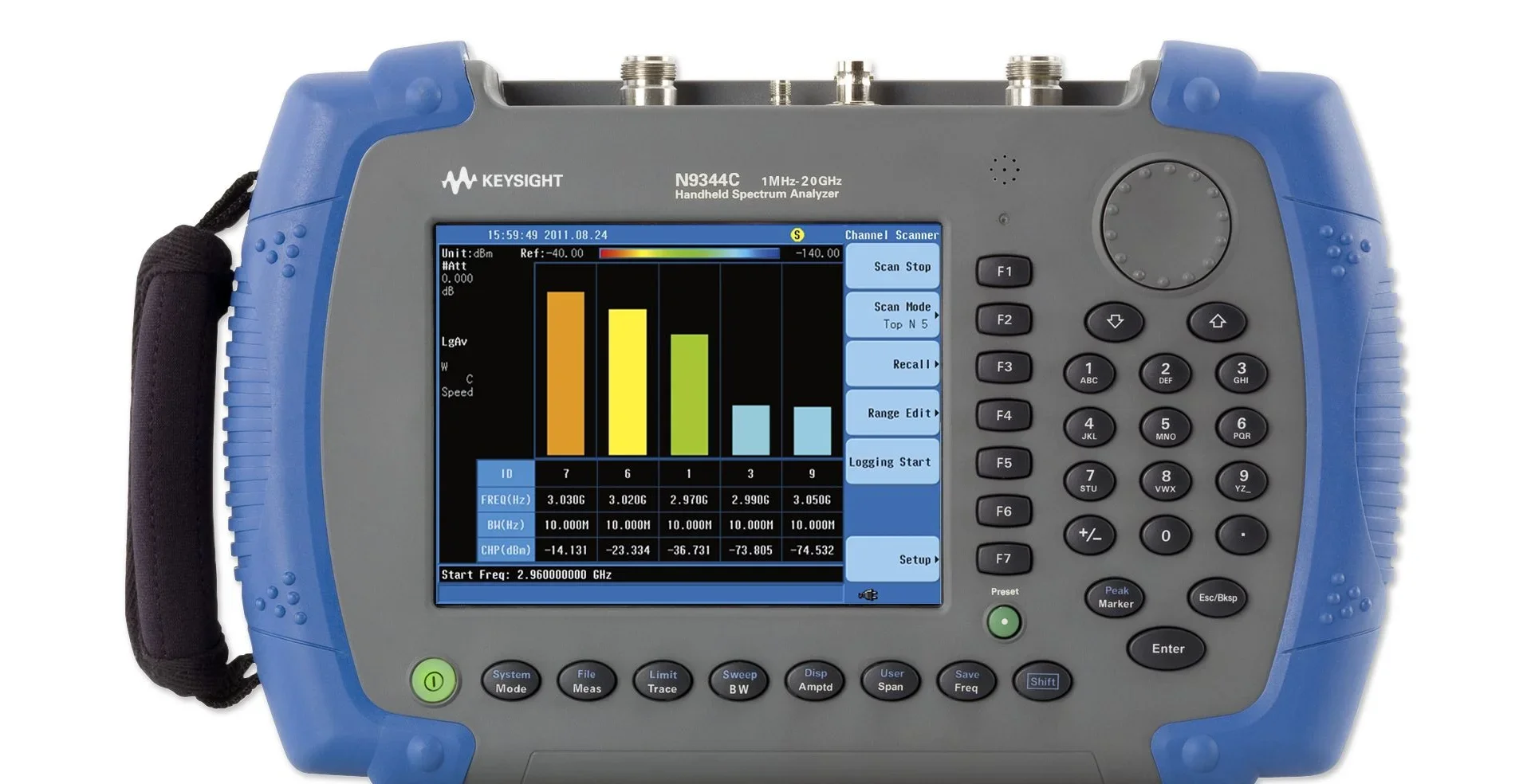 Keysight N9344C Handheld Spectrum Analyzer (HSA), 20 GHz (Discontinued)