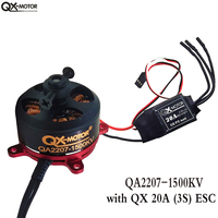 QX-MOTOR QA2207 1500KV Brushless Motor use QX-20A 3S ESC For Remote Control Toy Parts