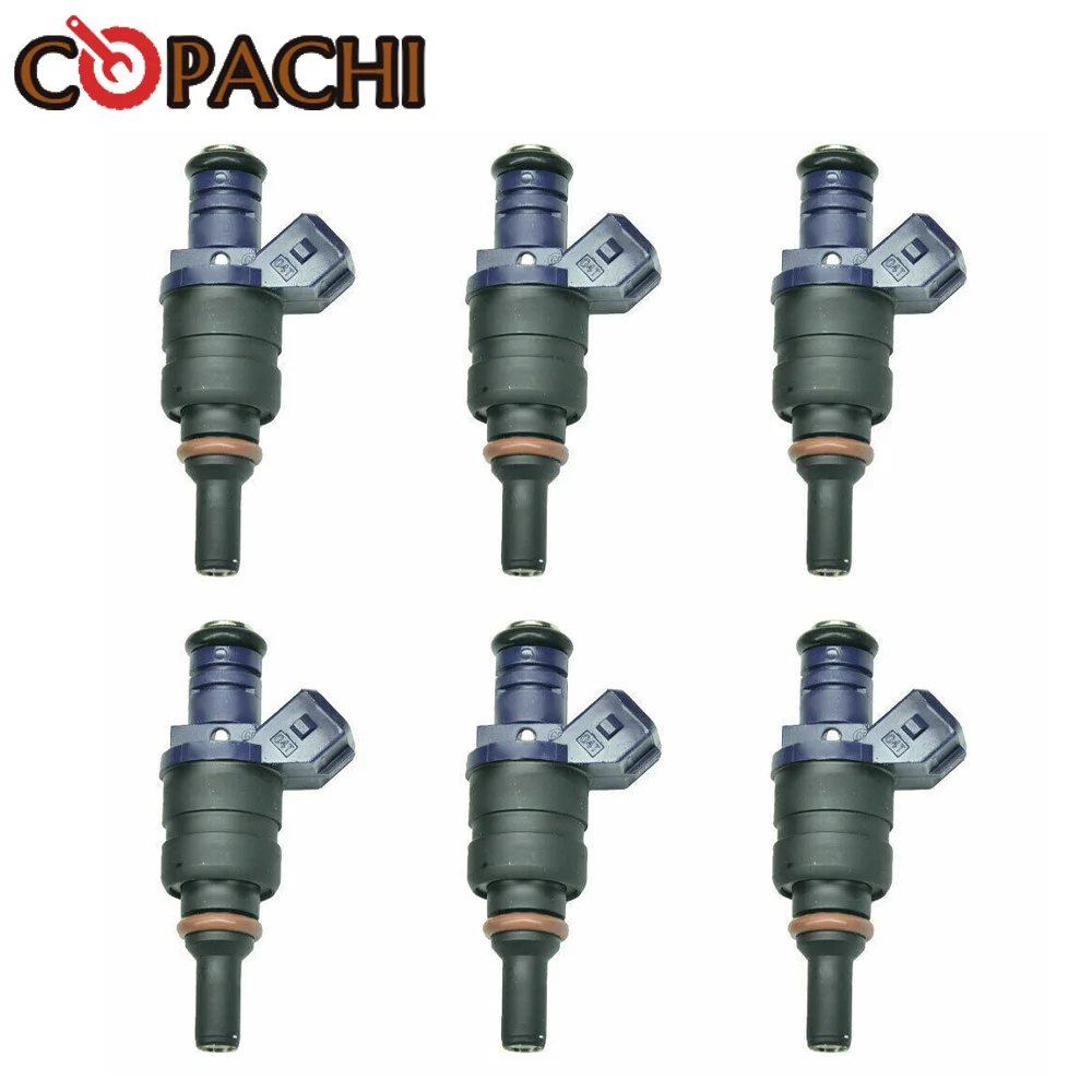 6Pcs Car Fuel Injectors 13537546244 13537546245 13641427240 13641439800 for BMW Z3 Z4 X3 X5 320i 525i 530i 330i E36 E46 E39 E60