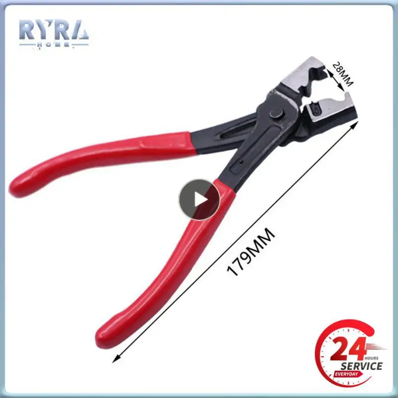 8inch/200mm Vanadium Cutting Pliers End Cutter Chrome Steel Red Plastic Fixers Pincers Nail Clipper Multitool Nippers