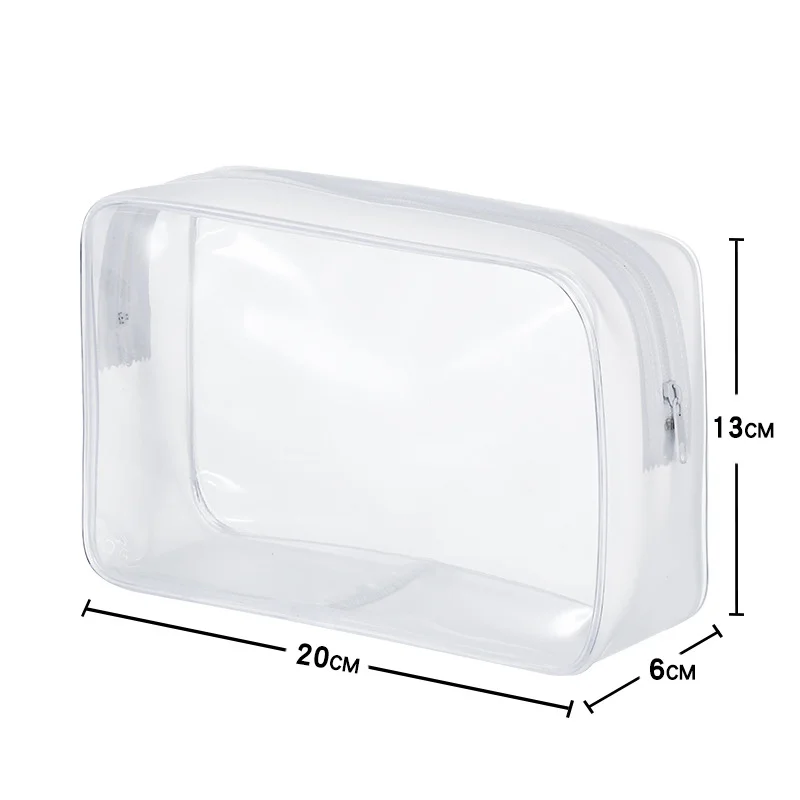 Clear Transparent Toiletry Bag Portable Makeup Pouch, Lightweight Compact Durable Cosmetic Organizer, For Travel Bathroom Home Business Trip Daily Use, For Women Travelers Makeup Lovers, Cosmetic Storage Bag Toiletry Organizer Bathroom Pouch