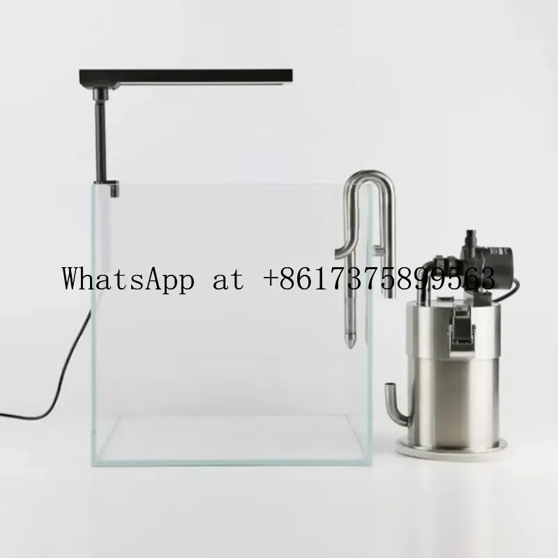 Premium Quality Mini Aquarium External Filter Stainless Steel Filter Canister for Aquariums Planted Tank