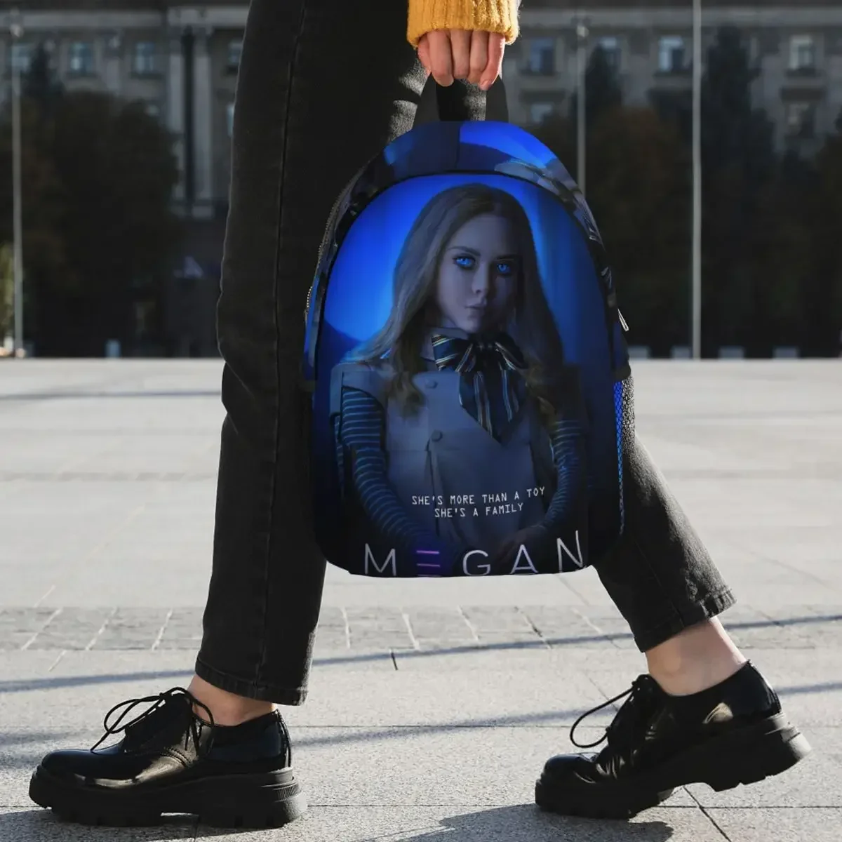 

Рюкзак Run From M3Gan Thriller, Лидер продаж, рюкзак большой емкости для мальчиков и девочек, сумка для книг, сумка через плечо для мужчин, женщин, детей, школьная сумка