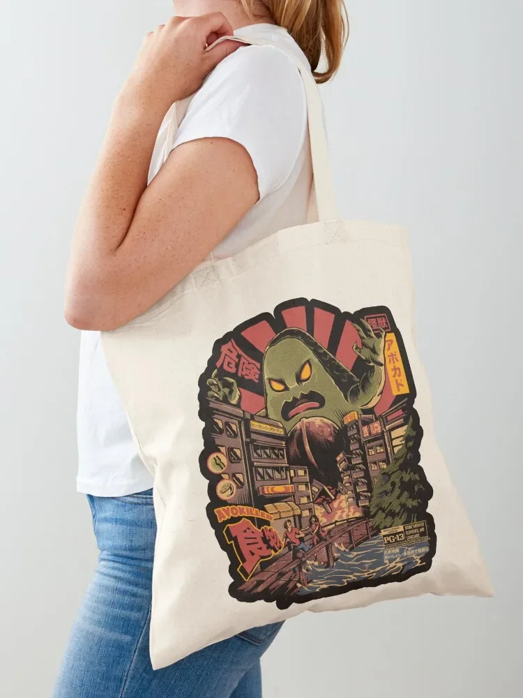 Avokiller Tote Bag Canvas tas voor dames, grote draagtas, grote tassen