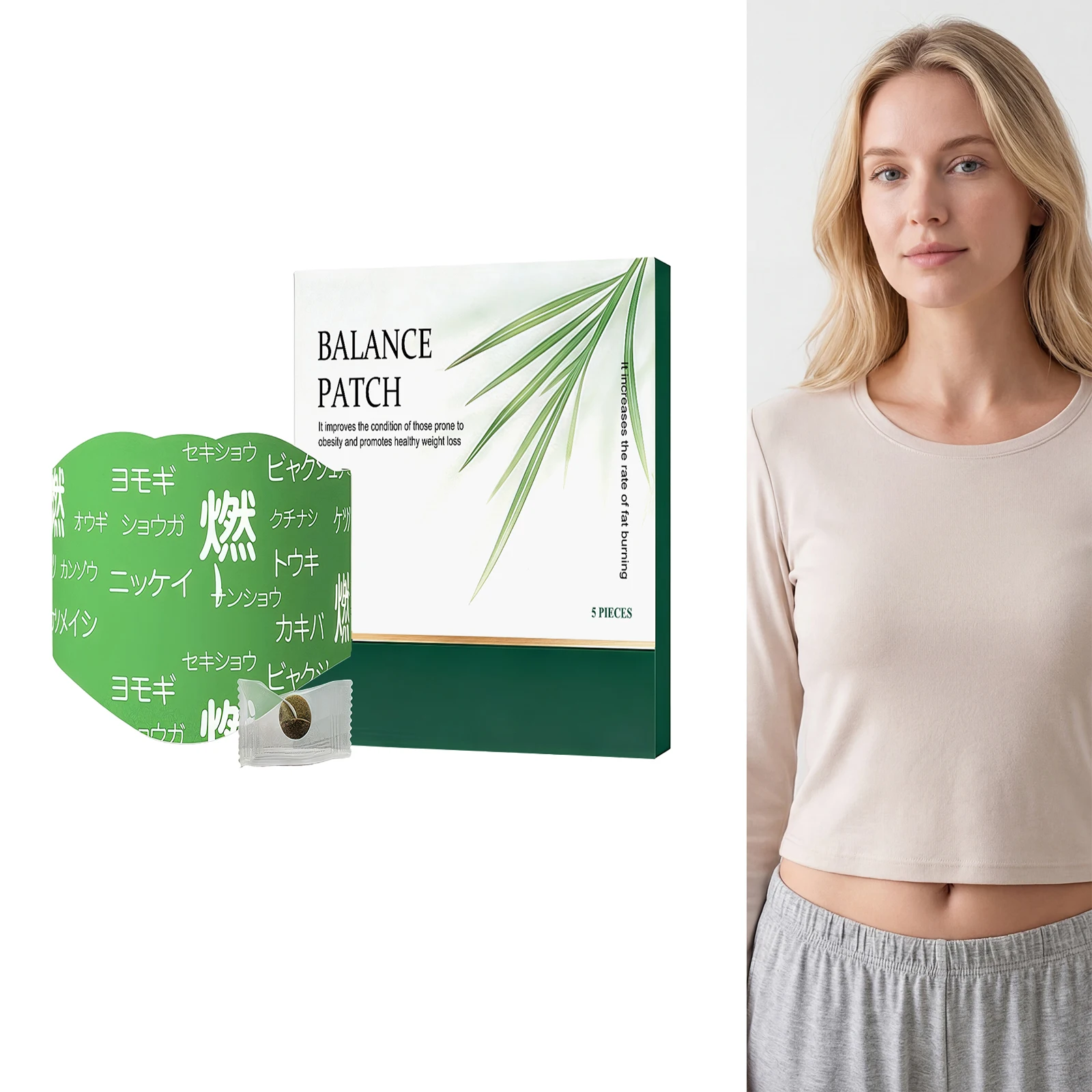 Herbal Body Care Patch, Natural Formula, Ultra-Thin Breathable Fabric, Snugs Body Contour, Daily Portable Local Lazy Care