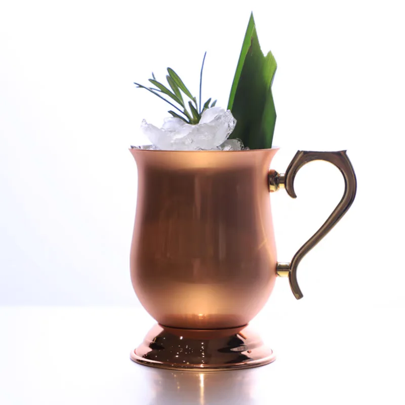 

350ml Moscow Mule Copper Mugs Metal Mug Cup Stainless Steel Beer Wine Coffee Cup Barware