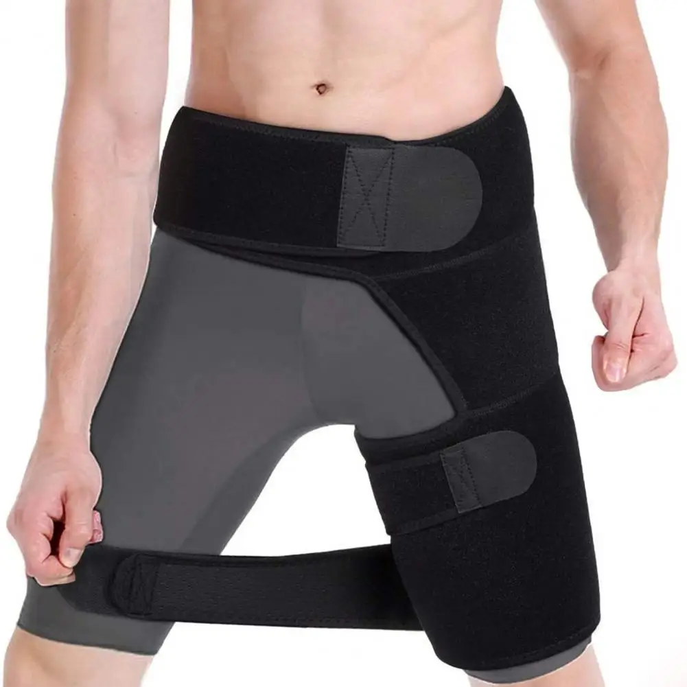 Fitness Sports Hip Brace Belt Leggings Thigh Hamstring Strap Groin Support Wrap for Sciatica Pain Relief