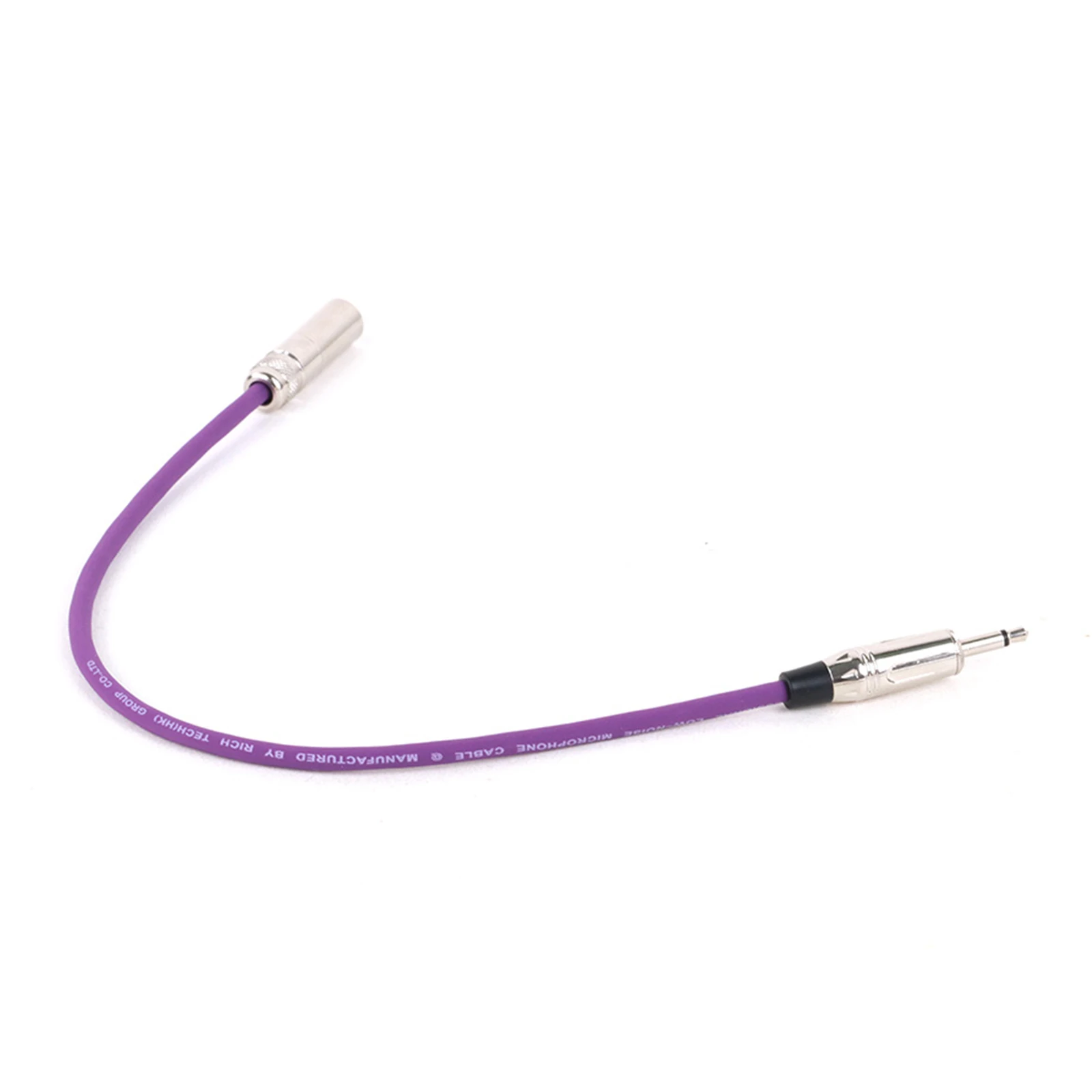 3-Pin Mini XLR to Mini Jack 3.5mm Mono Audio Cable 1/8\