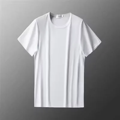 Pure white short t