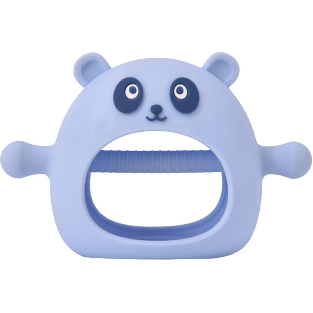 

Silicone Cartoon Baby Teether Infant Teething Mitten for Gum Soothing Baby Molar Supply Toddler Teether Ring Jaw Development Aid