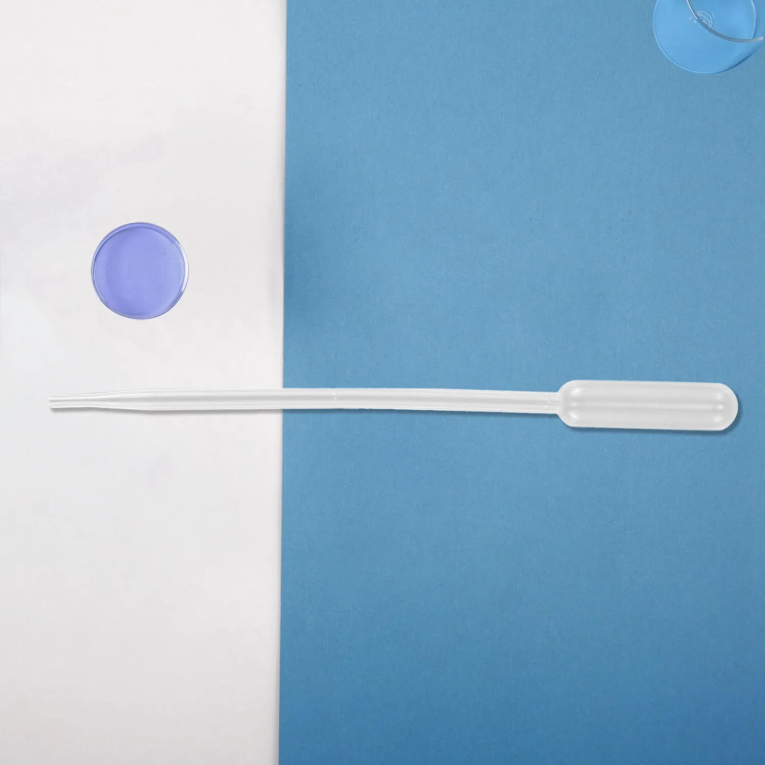 B25B 100 قطعة ماصات متدرجة قطارة بولي إيثيلين (1 مل) و 100 قطعة (0.5 مل)