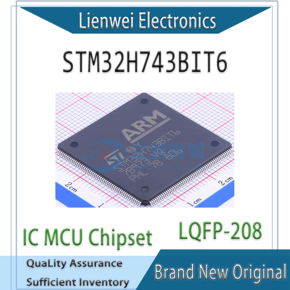 

(1-10 Piece)100% New STM32H743 STM32H743BIT6 IC MCU Chipset LQFP-208