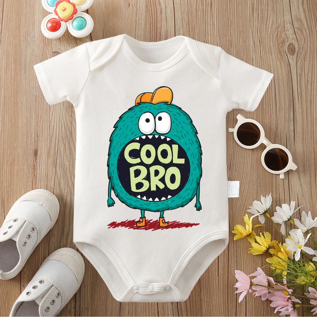 

100% хлопок, одежда для малышей с милыми животными, детский комбинезон, боди с милым принтом для новорожденных от 0 до 12 месяцев, комбинезон с короткими рукавами