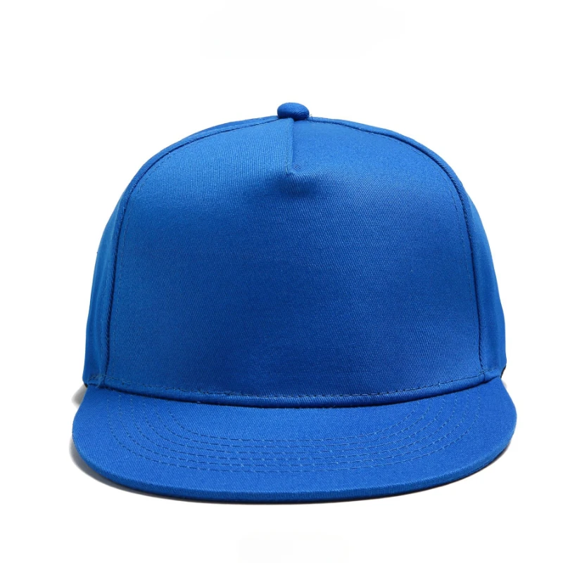 Custom 5-piece Hip hop Flat Brim Hat Printed Logo Baseball Cap for Men Women Snapback Hats Female Travel Hat Wholesale Gorros