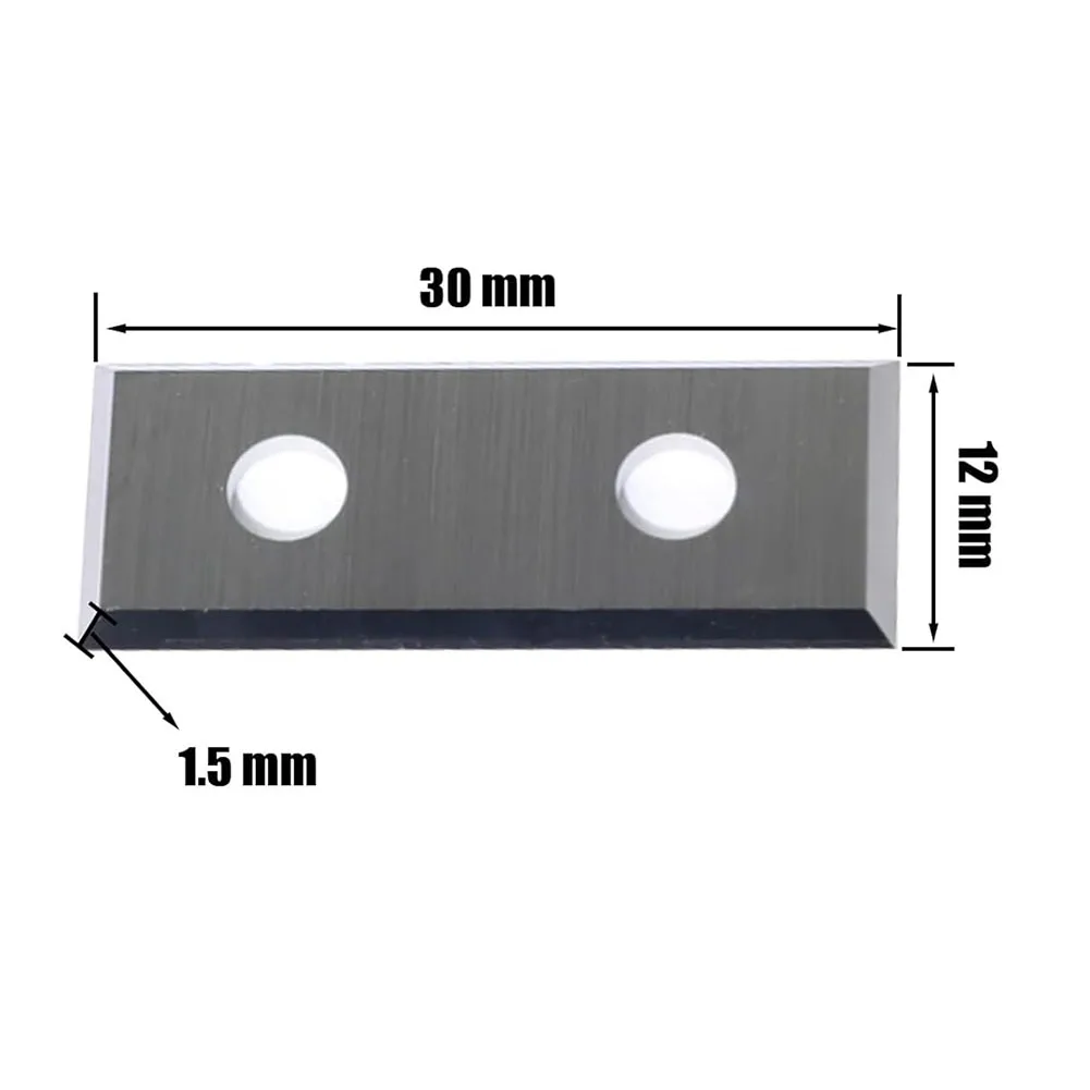 4-Schneidkanten Replacement Set Of 2 Indexable Cutting Inserts 30 X 12 X 1.5mm 4 Cutting Edges CNC Metalworking Turning Tool