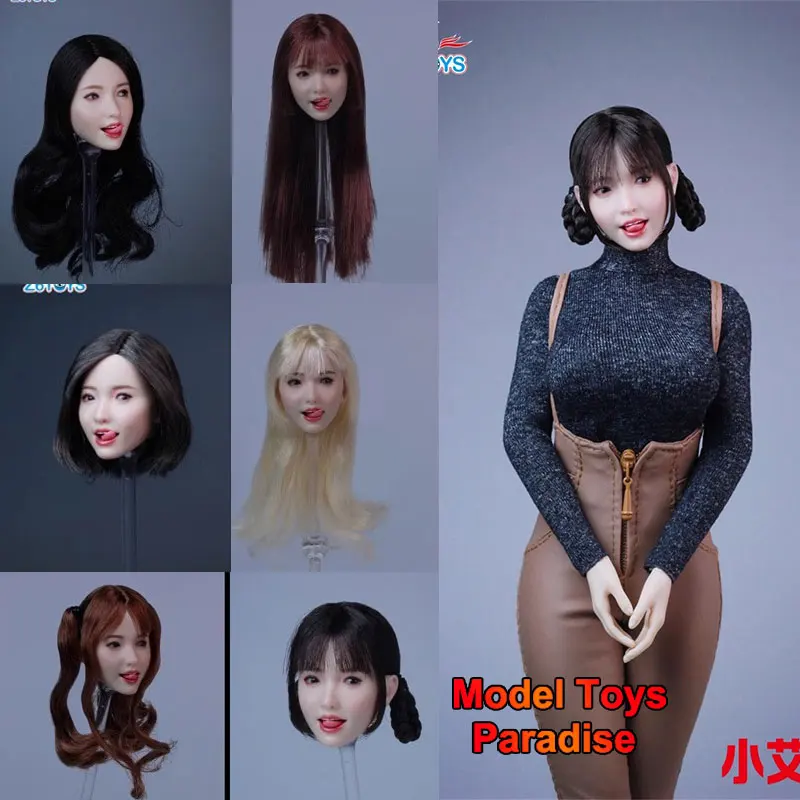 

Z6TOYS ZC017 1/6 женщина-солдат с подвижными глазами девушка Сяо Ai голова лепка подходит 12 дюймов TBL экшн-фигурка тела