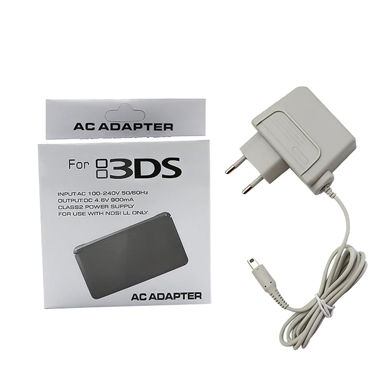 EU/US Plug For AC Adapter Charger 100V-240V Power Adapter For 3DS Charger 3DSLL/3DS/NDSI/NDSILL Apdapter Switch