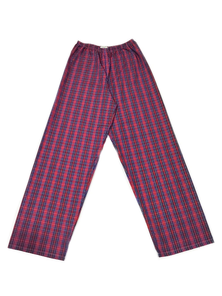 Bas de pyjama unisexe en coton pour hommes, pantalons de nuit, grande taille, printemps, été