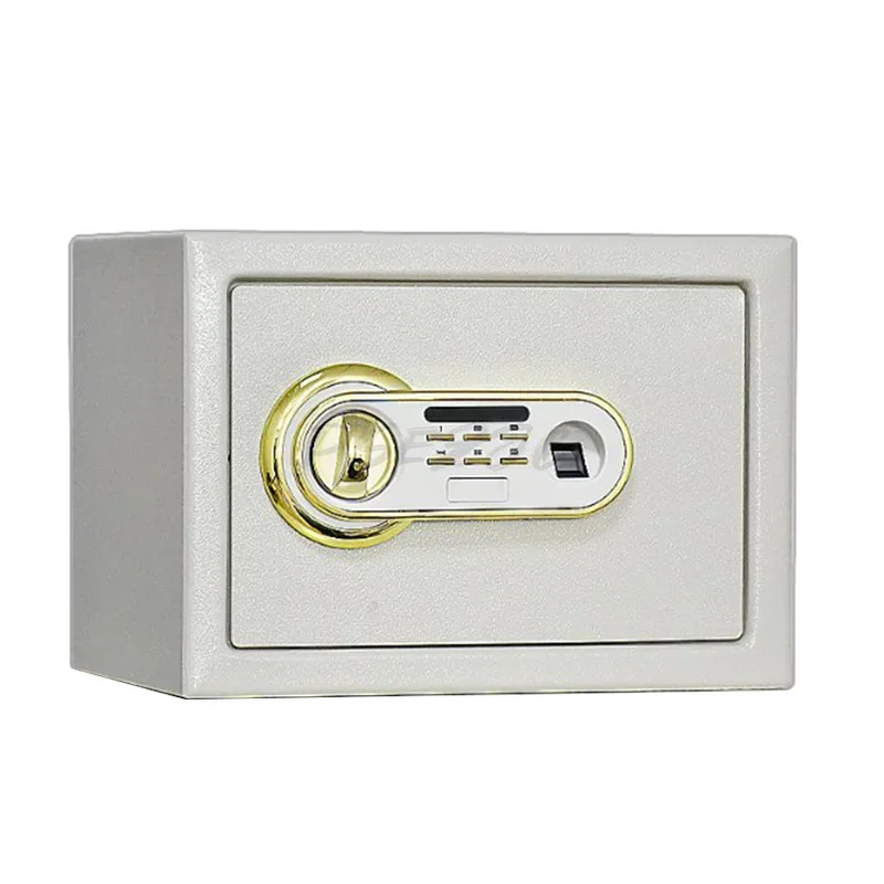 Anti Theft Office Commercial Fingerprint Safe Hotel Small Safe Deposit Box Fingerprint Unlocking Solid Steel Plate