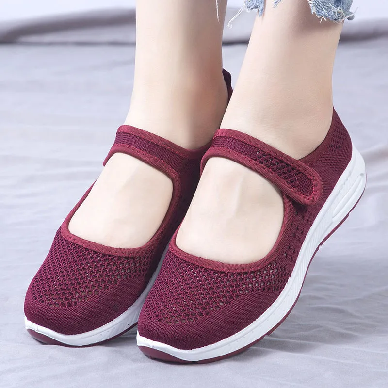 

Tenis Feminino Women Tennis Sneakers Solid Color Flats Platform Lightweight Ladies Comfort Slip On Shallow Tennis Female Loafers